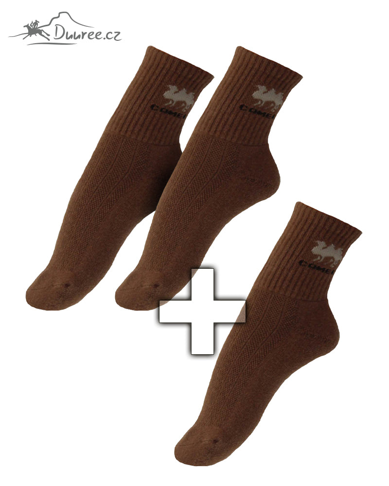 Ponožky Camel wool 2+1 Pánské