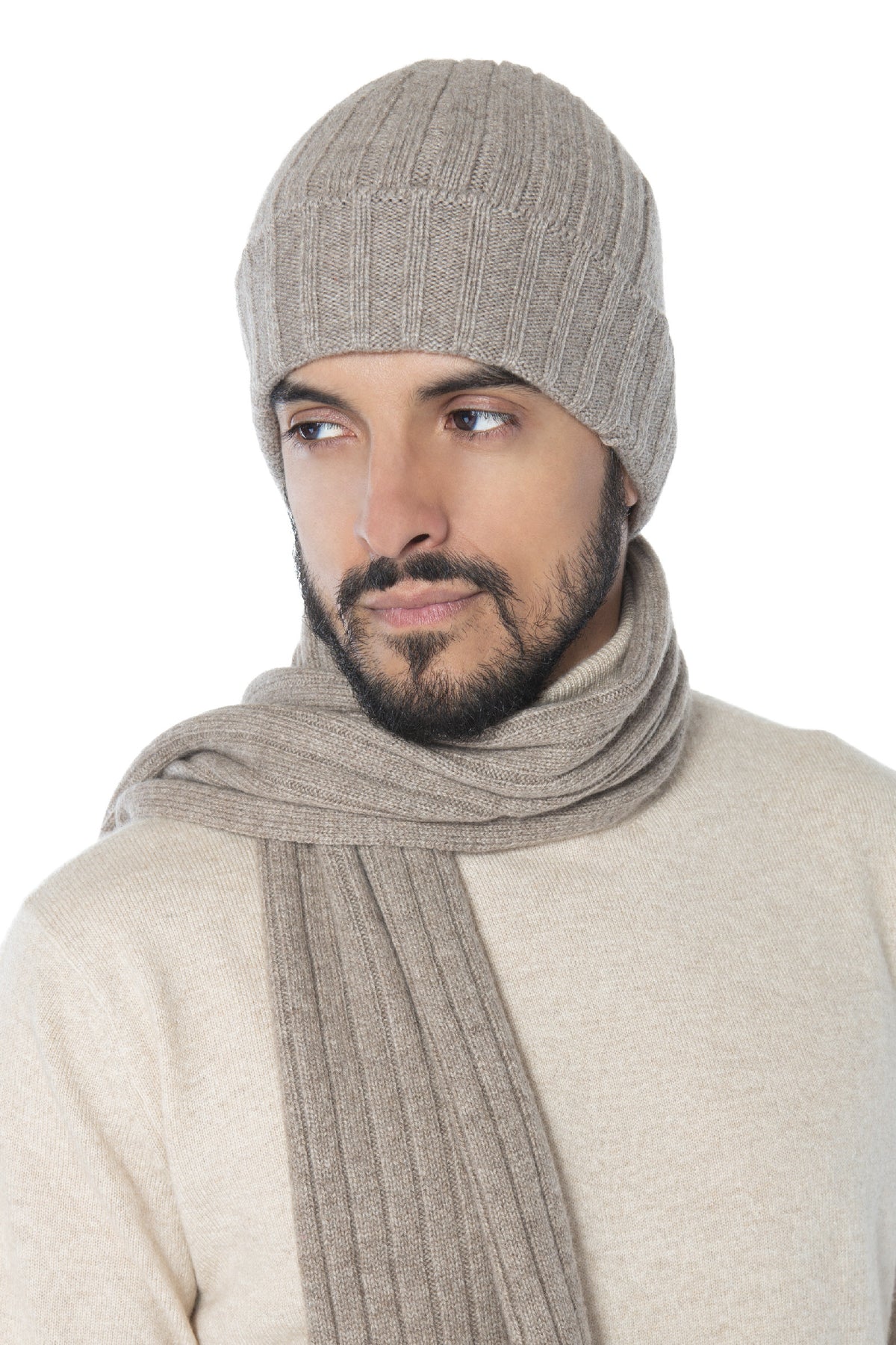 Dárkový set Kerim čepice, rukavice a šála 100% kašmír
