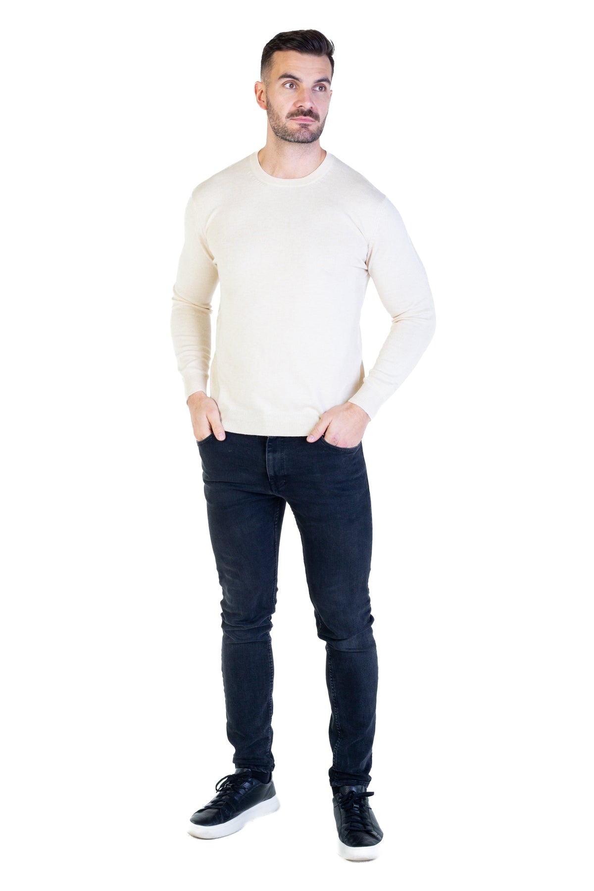 Pullover s kulatým výstřihem Rodrigo