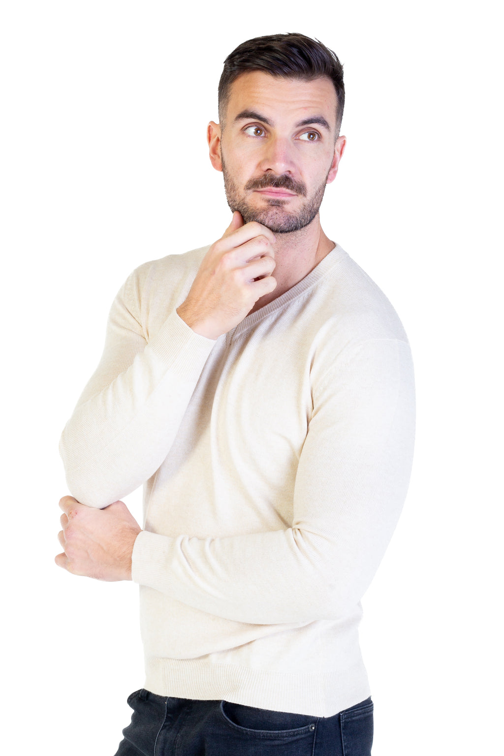 Pullover s výstřihem do "V" Tapio