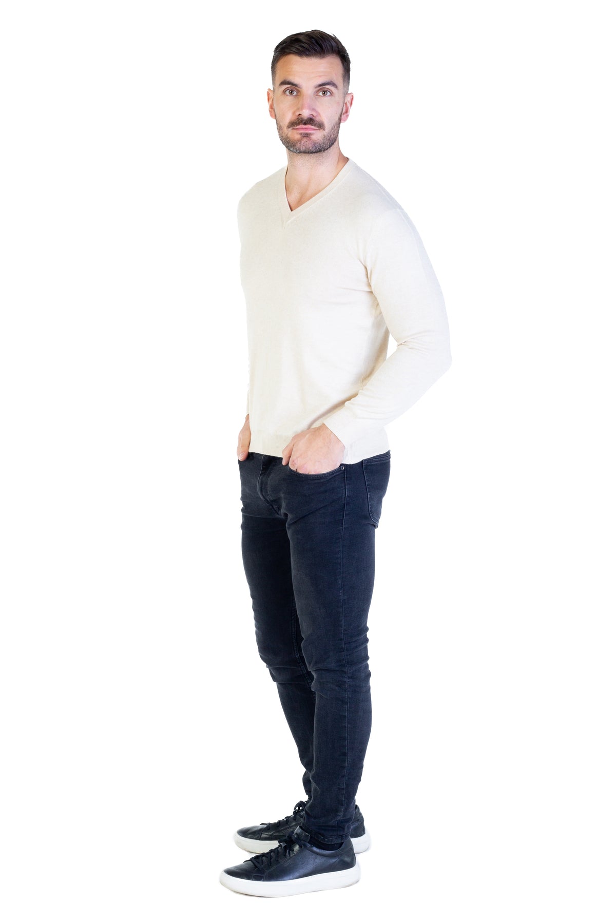 Pullover s výstřihem do "V" Tapio