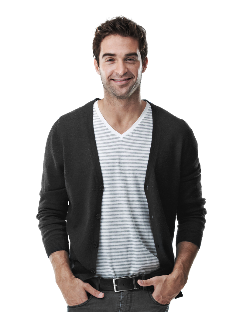 Černý cardigan